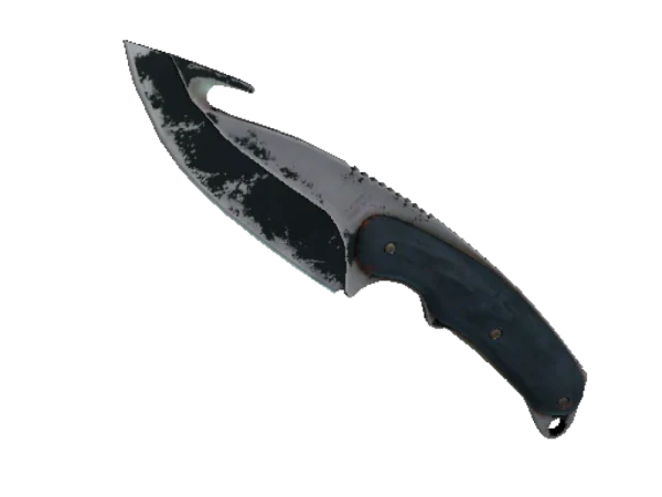 ★ StatTrak™ Gut Knife | Night (Battle-Scarred)