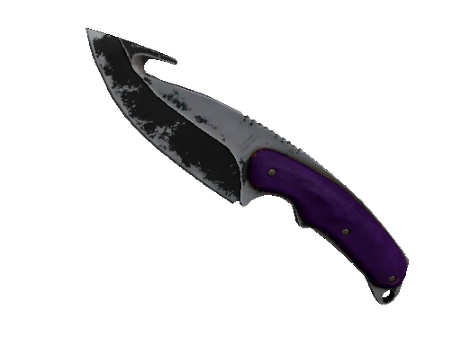 ★ StatTrak™ Gut Knife | Ultraviolet (Battle-Scarred)