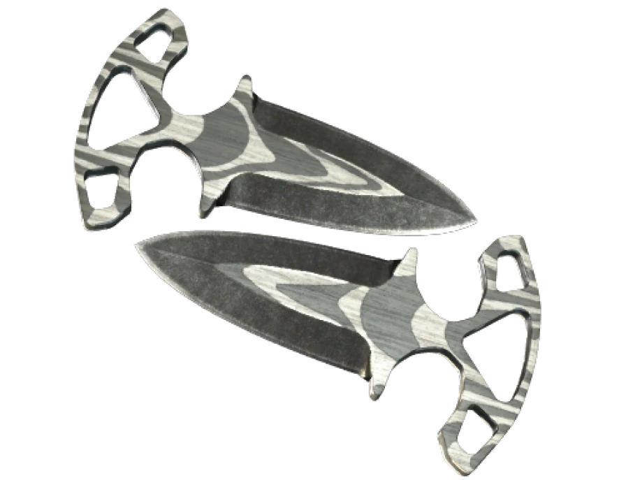 ★ StatTrak™ Shadow Daggers | Black Laminate (Well-Worn)