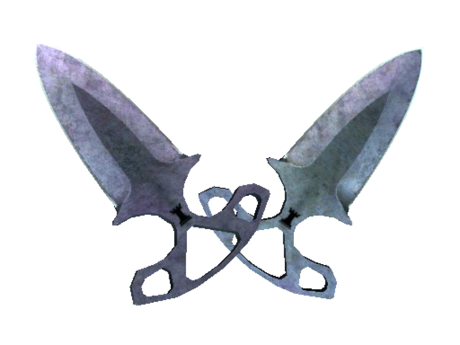 ★ StatTrak™ Shadow Daggers | Blue Steel (Battle-Scarred)