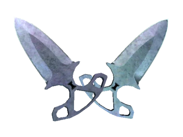 ★ StatTrak™ Shadow Daggers | Blue Steel (Well-Worn)