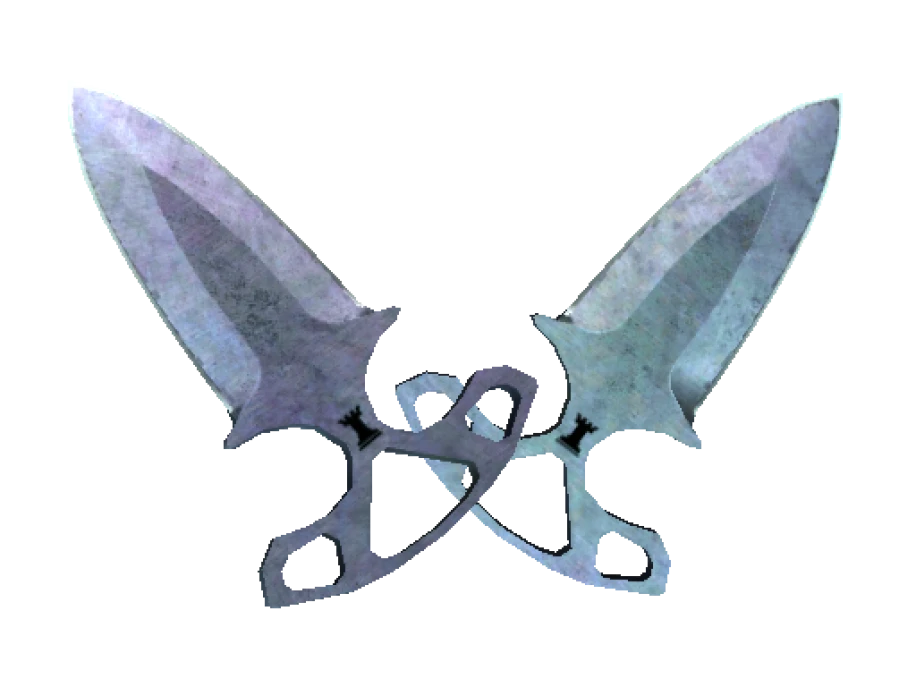 ★ StatTrak™ Shadow Daggers | Blue Steel (Well-Worn)