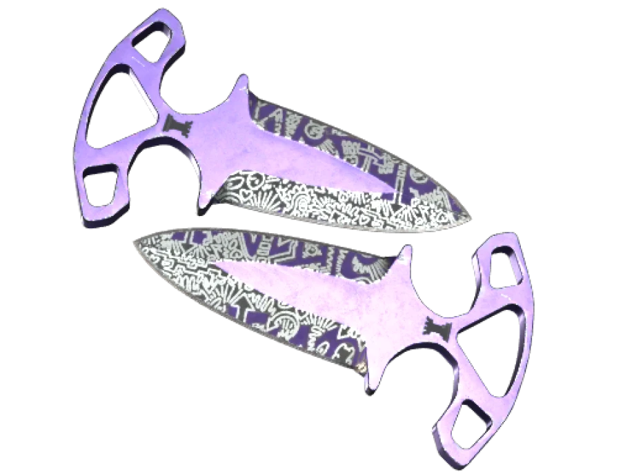 ★ StatTrak™ Shadow Daggers | Freehand (Well-Worn)