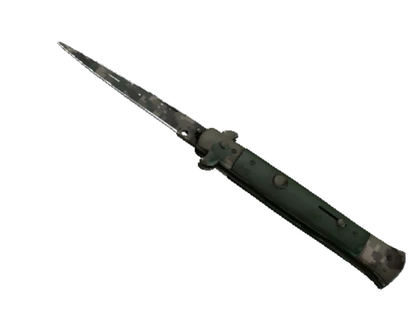 ★ StatTrak™ Stiletto Knife | Forest DDPAT (Well-Worn)