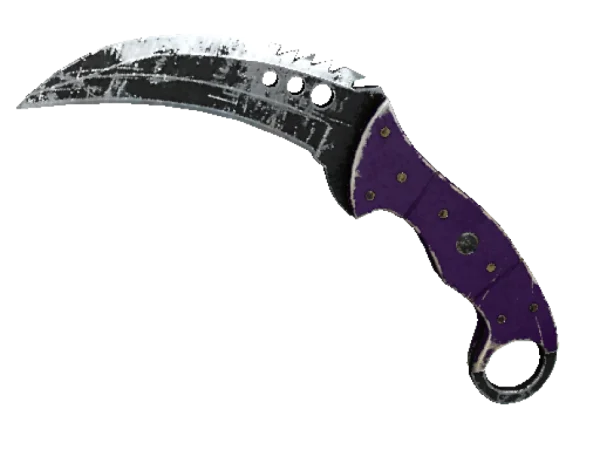 ★ StatTrak™ Talon Knife | Ultraviolet (Battle-Scarred)
