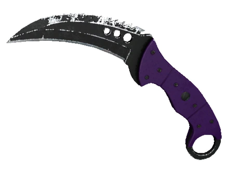 ★ StatTrak™ Talon Knife | Ultraviolet (Well-Worn)