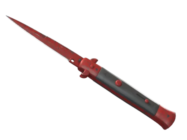 ★ Stiletto Knife | Crimson Web (Field-Tested)