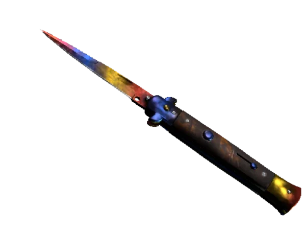★ Stiletto Knife | Marble Fade (Minimal Wear)