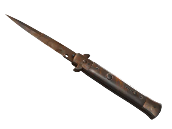 ★ Stiletto Knife | Rust Coat (Battle-Scarred)