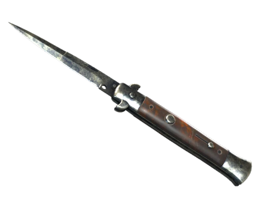 ★ Stiletto Knife | Stained (Battle-Scarred)