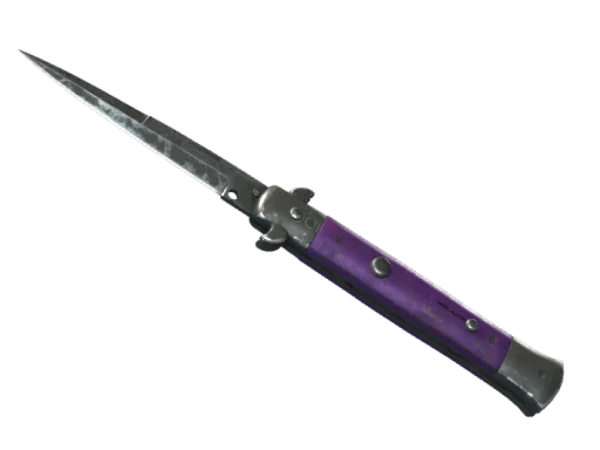 ★ Stiletto Knife | Ultraviolet (Battle-Scarred)