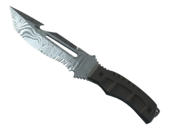 ★ Survival Knife | Damascus Steel (Well-Worn)