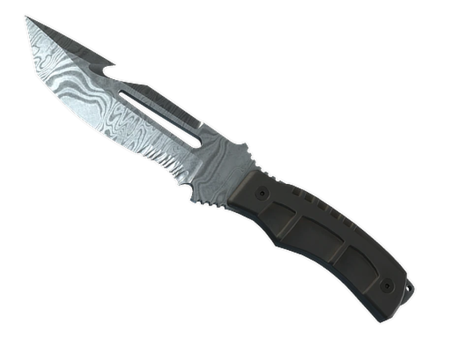 ★ Survival Knife | Damascus Steel (Well-Worn)