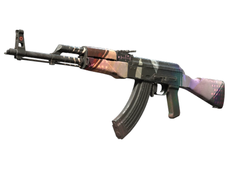 Souvenir AK-47 | Crossfade (Well-Worn)
