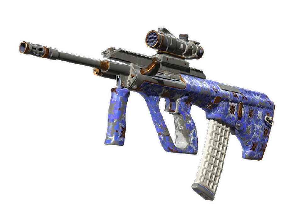 Souvenir AUG | Lapis Lazuli (Battle-Scarred)