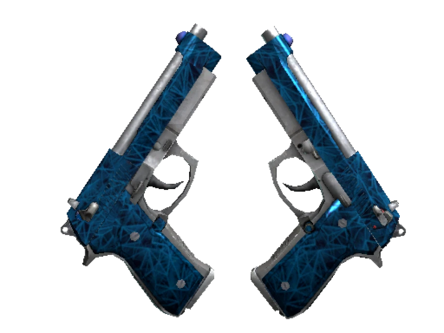 Souvenir Dual Berettas | Cobalt Quartz (Factory New)