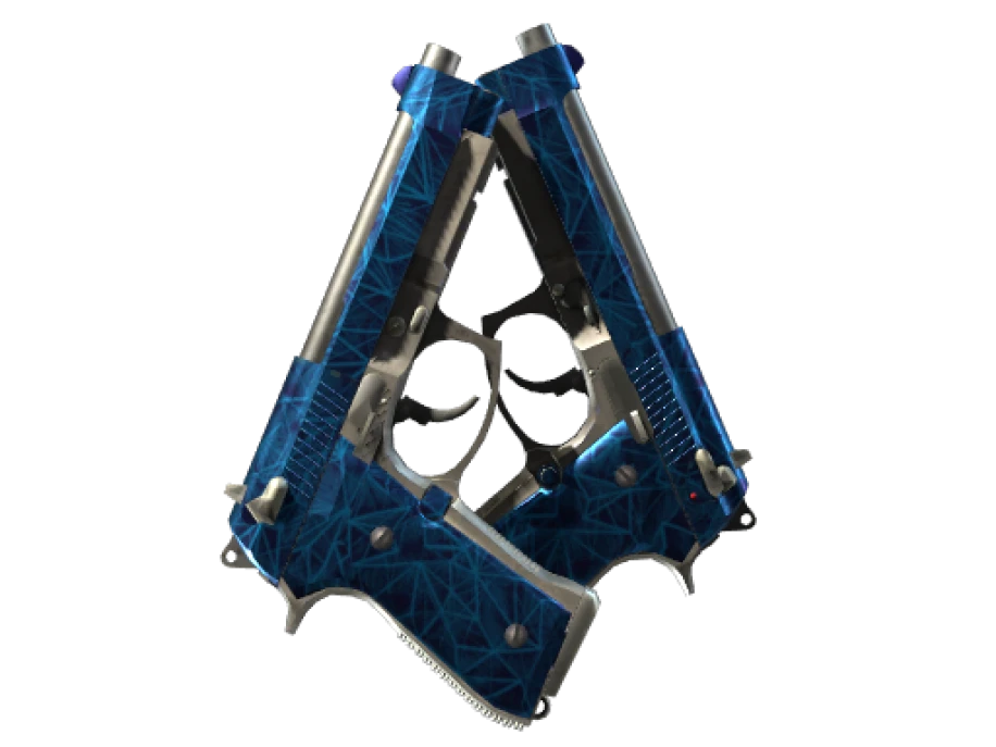 Souvenir Dual Berettas | Cobalt Quartz (Minimal Wear)