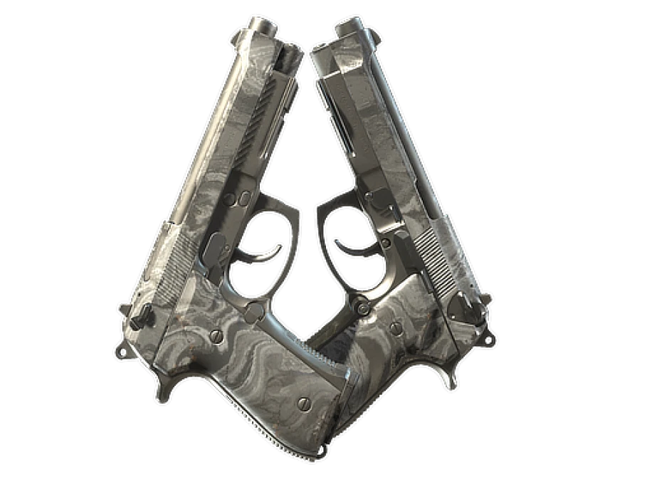 Souvenir Dual Berettas | Silver Pour (Field-Tested)