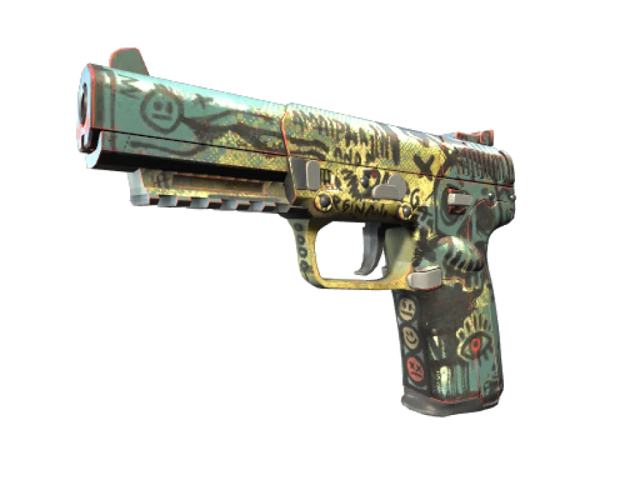 Souvenir Five-SeveN | Scrawl (Well-Worn)