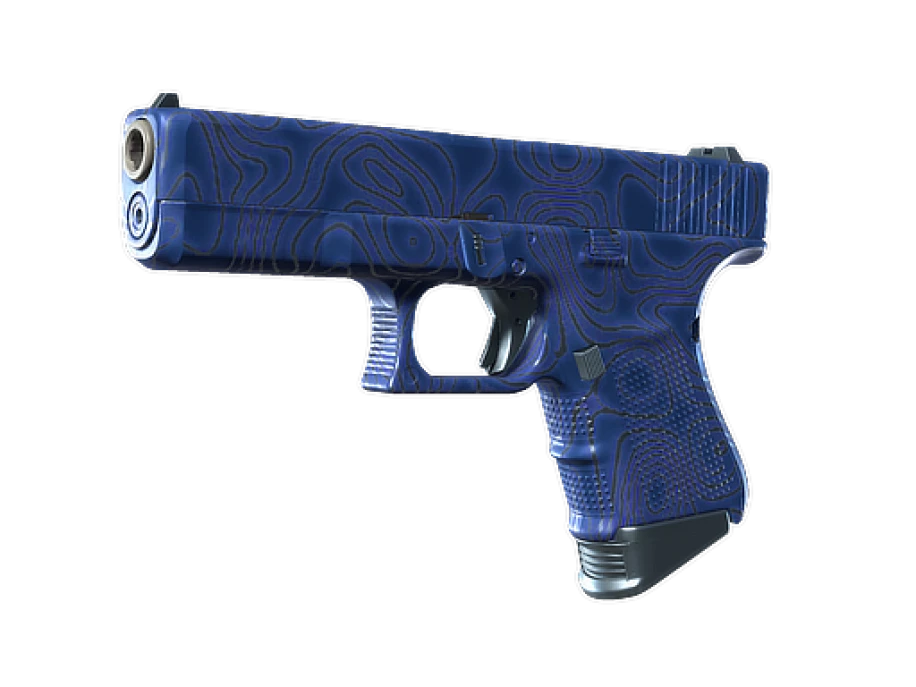 Souvenir Glock-18 | Ocean Topo (Minimal Wear)