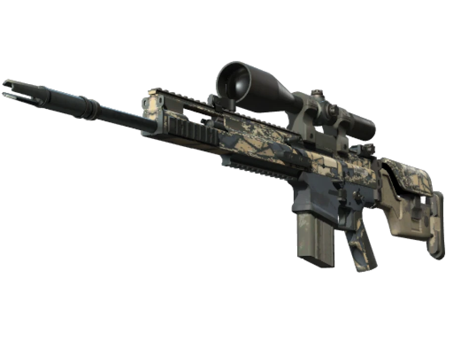 Souvenir SCAR-20 | Stone Mosaico (Well-Worn)