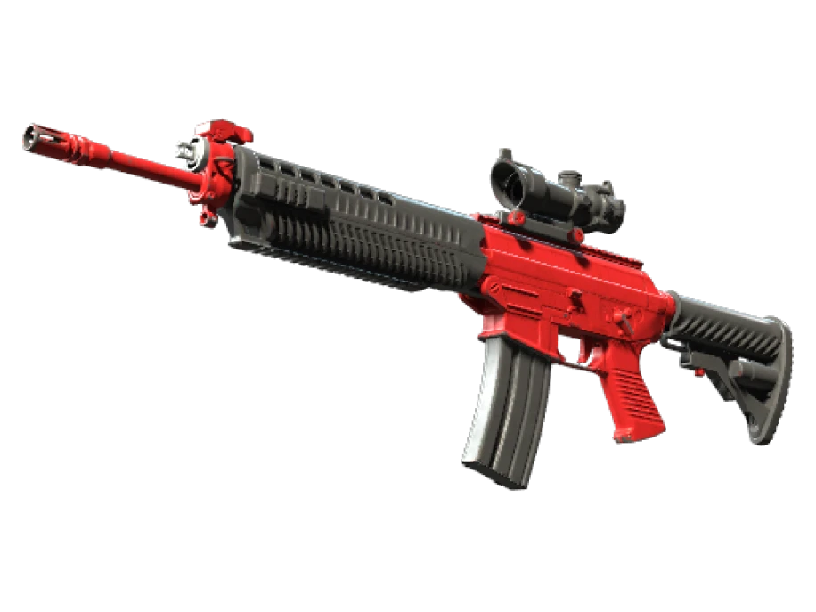 Souvenir SG 553 | Candy Apple (Field-Tested)