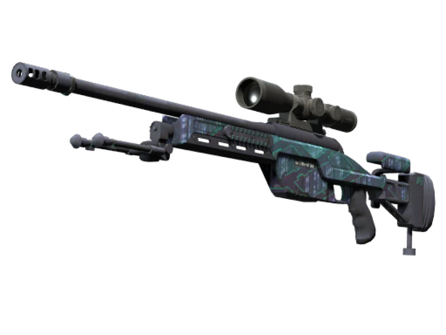Souvenir SSG 08 | Mainframe 001 (Battle-Scarred)