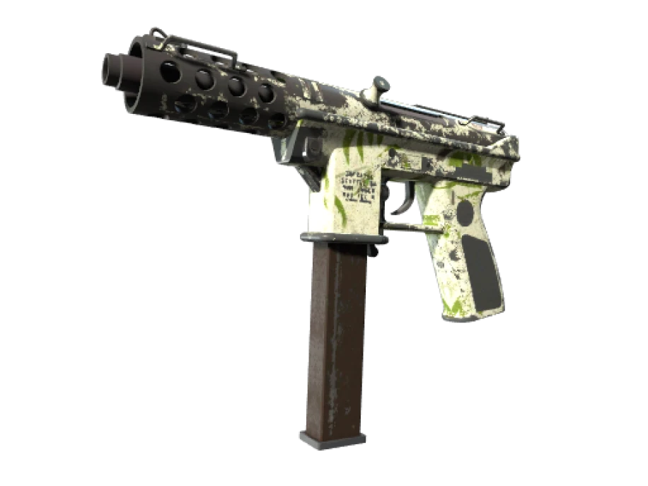 Souvenir Tec-9 | Bamboo Forest (Battle-Scarred)