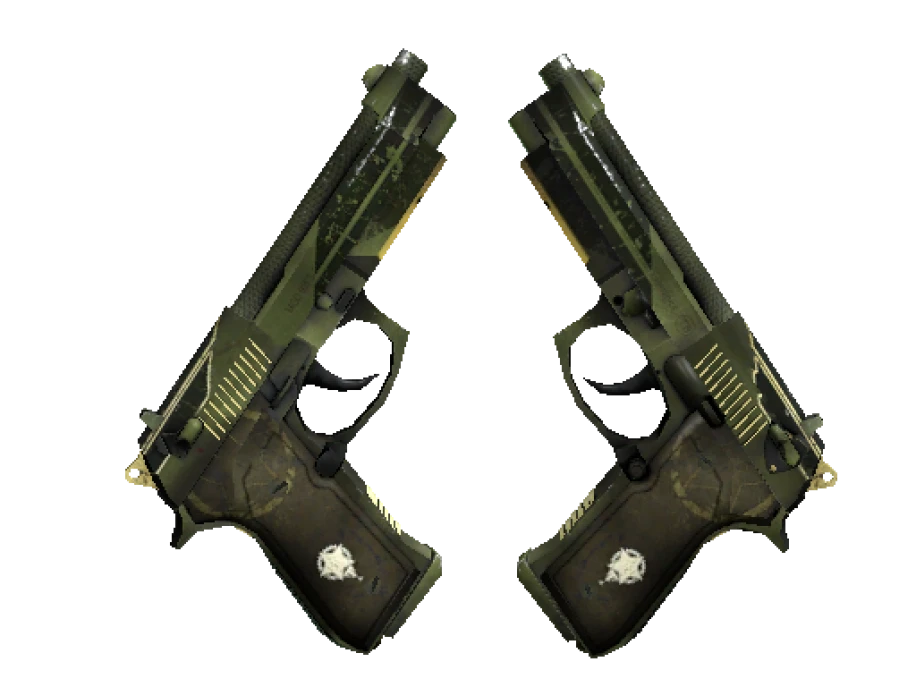 StatTrak™ Dual Berettas | Retribution (Minimal Wear)