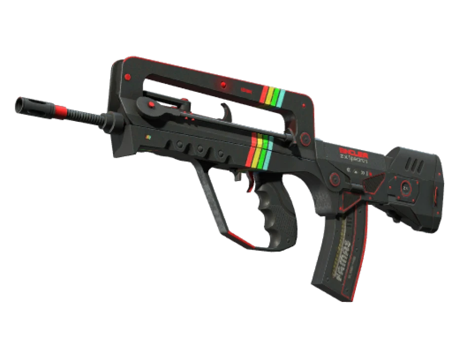 StatTrak™ FAMAS | ZX Spectron (Battle-Scarred)
