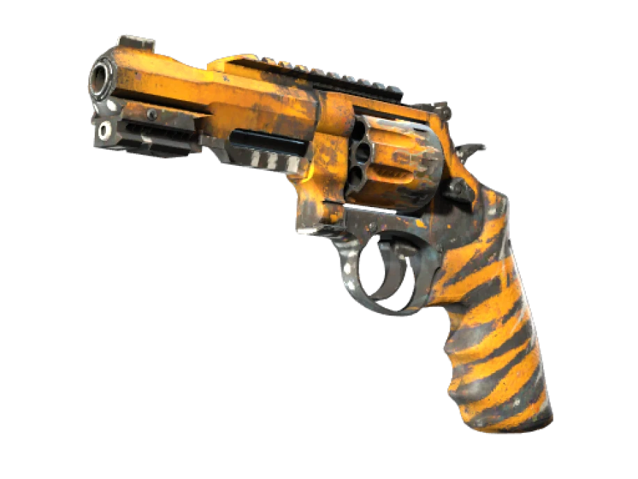 StatTrak™ R8 Revolver | Skull Crusher (Well-Worn)