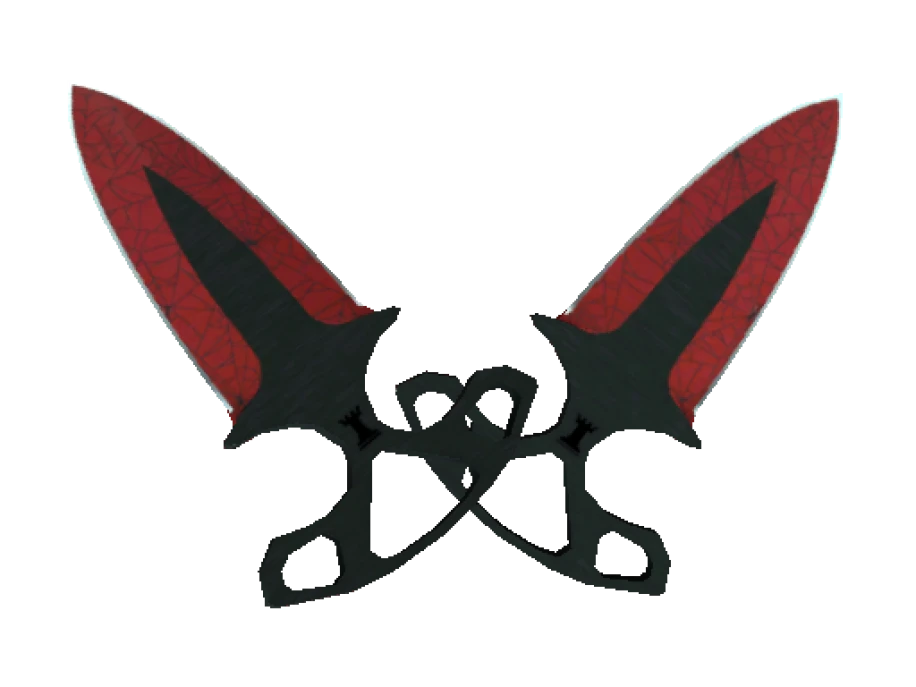 ★ StatTrak™ Shadow Daggers | Crimson Web (Minimal Wear)